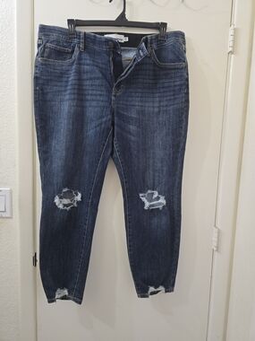 Sonoma Distressed Dark Blue Women’s Jeans